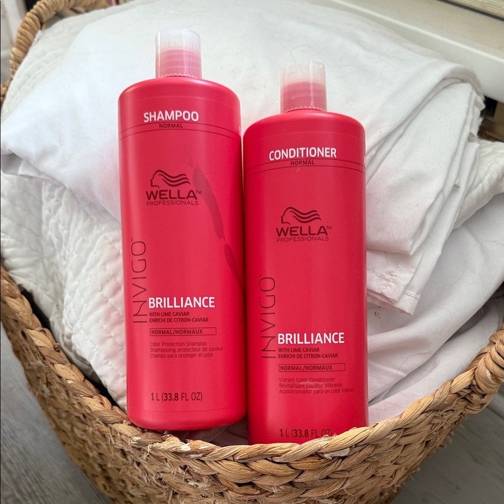Wella Professionals Invigo Brilliance Shampoo and Conditioner Set